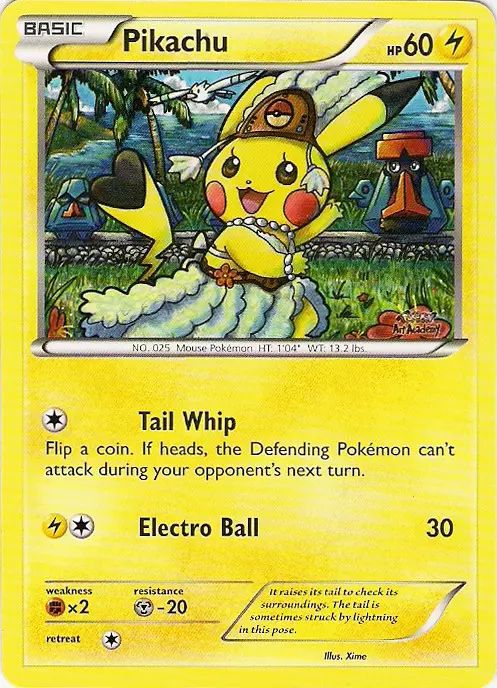 Pikachu card