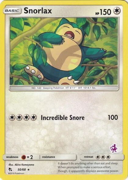 Snorlax card