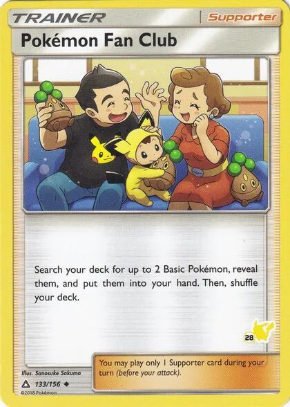 Pokémon Fan Club card