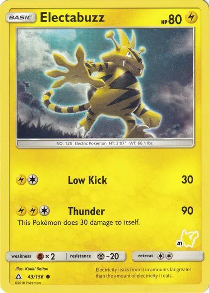 Electabuzz card