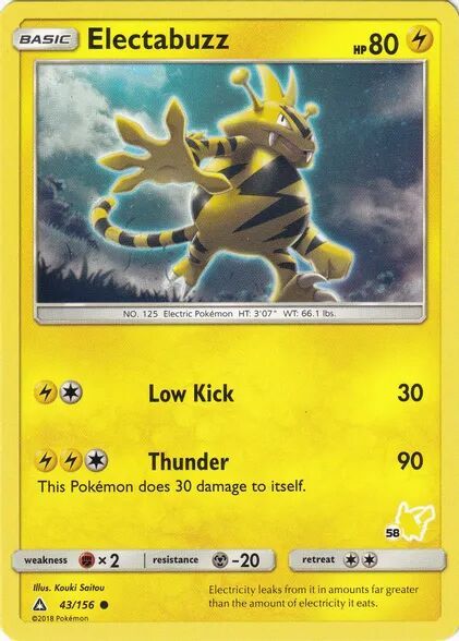 Electabuzz card