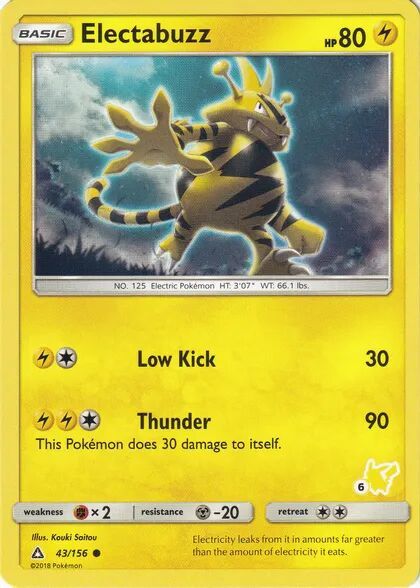 Electabuzz card