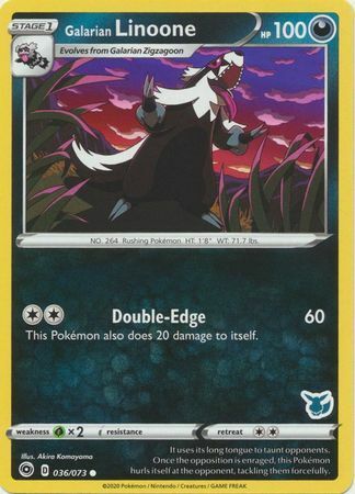 Galarian Linoone card