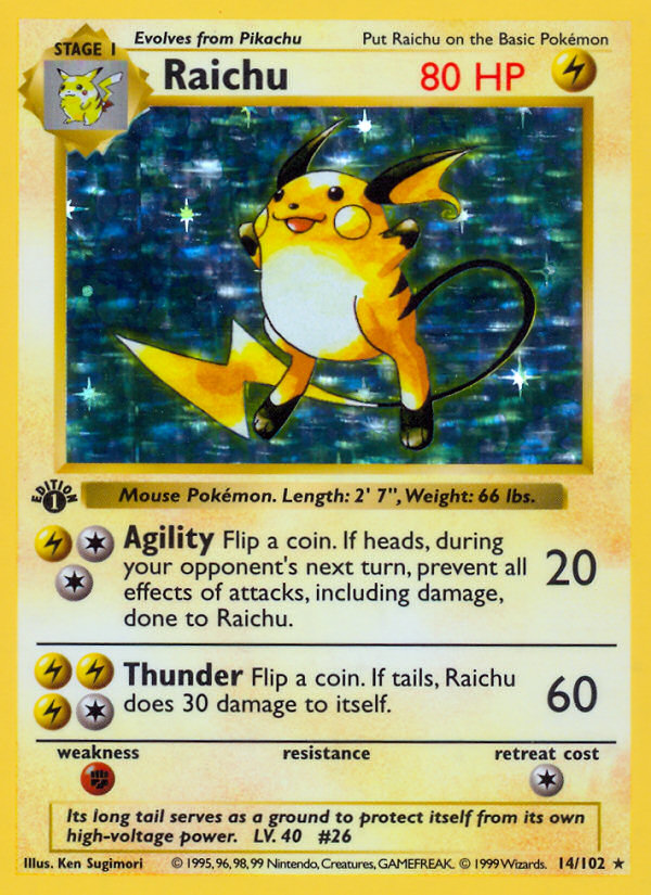 Raichu card