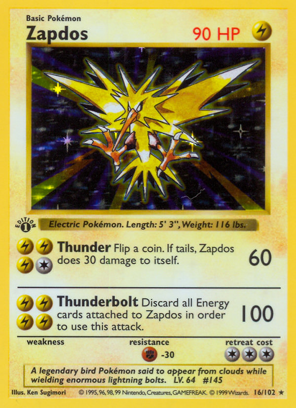 Zapdos card