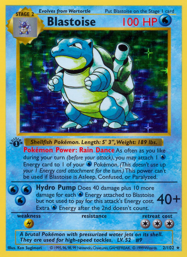 Blastoise card