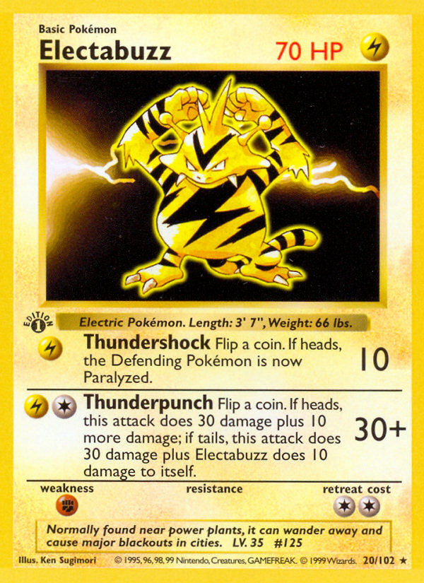 Electabuzz card