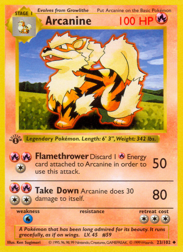 Arcanine card