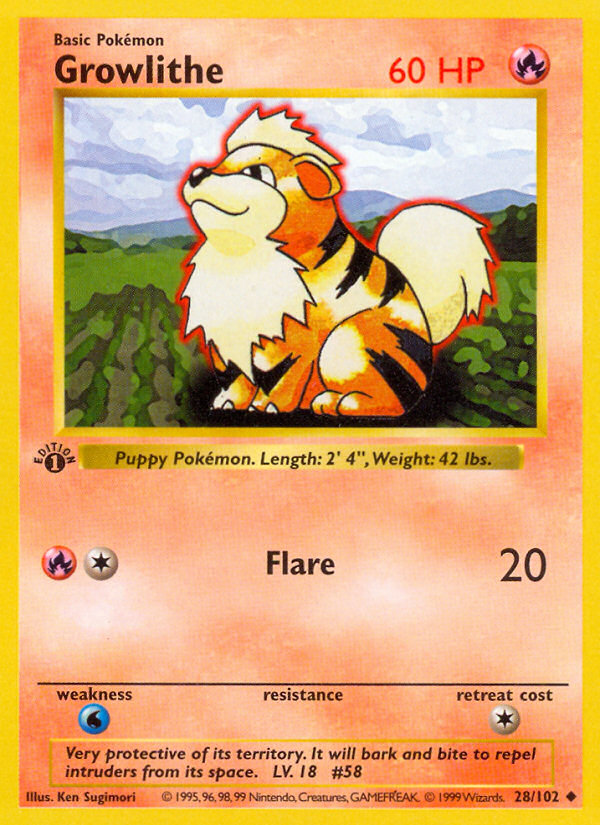 Growlithe card