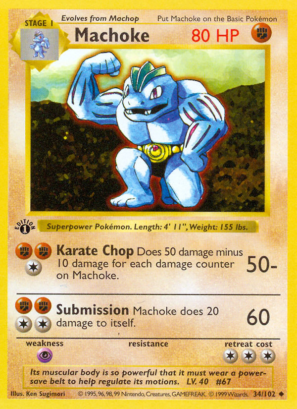 Machoke card