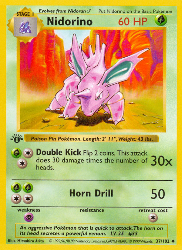 Nidorino card