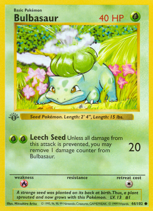 Bulbasaur card