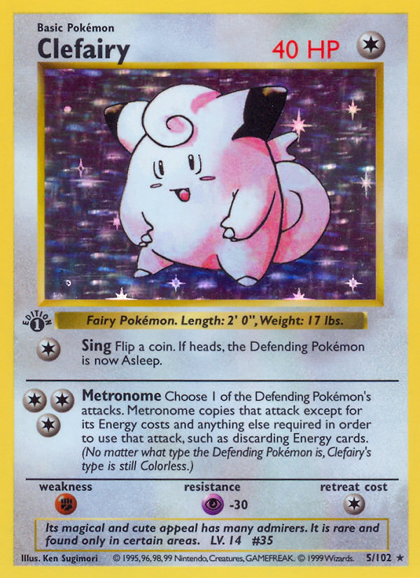 Clefairy card