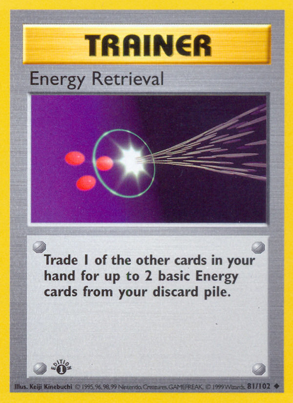 Energy Retrieval card