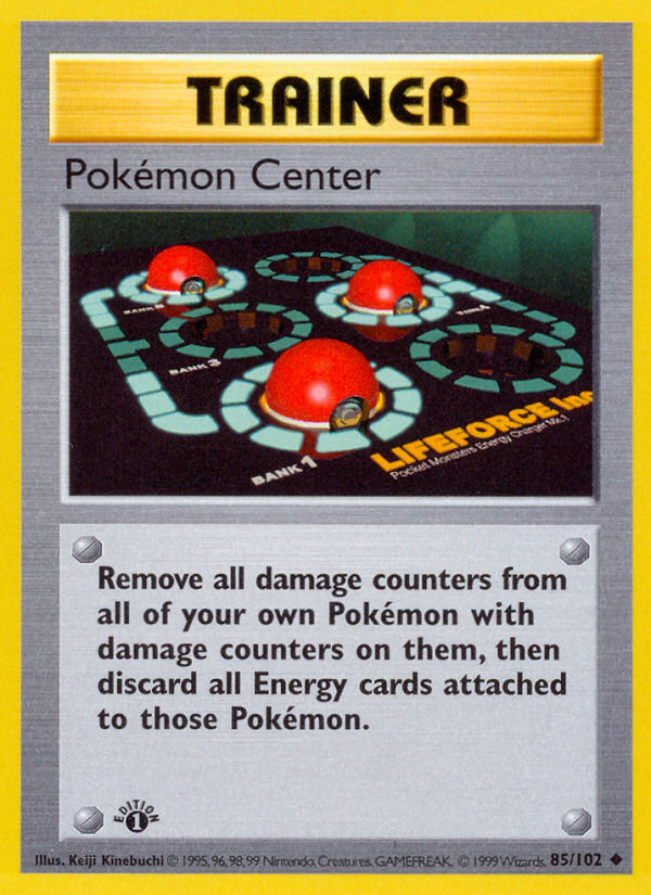 Pokémon Center card