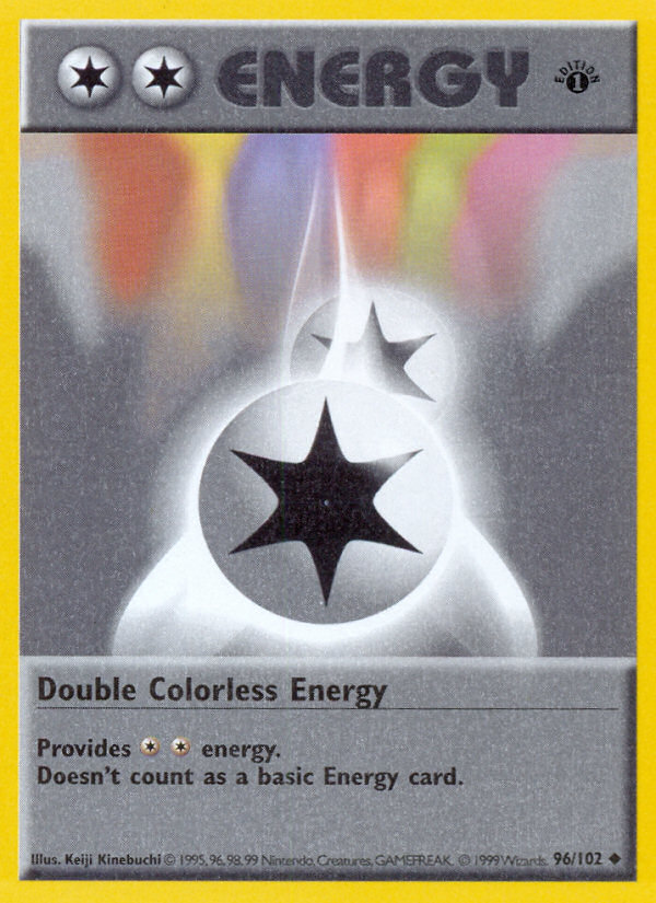 Double Colorless Energy card