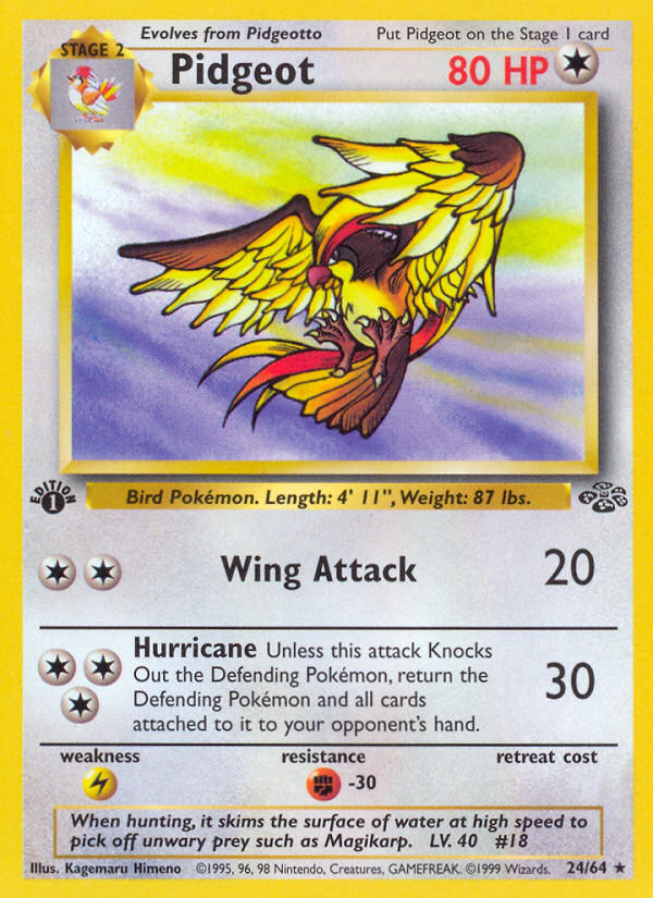 Pidgeot card