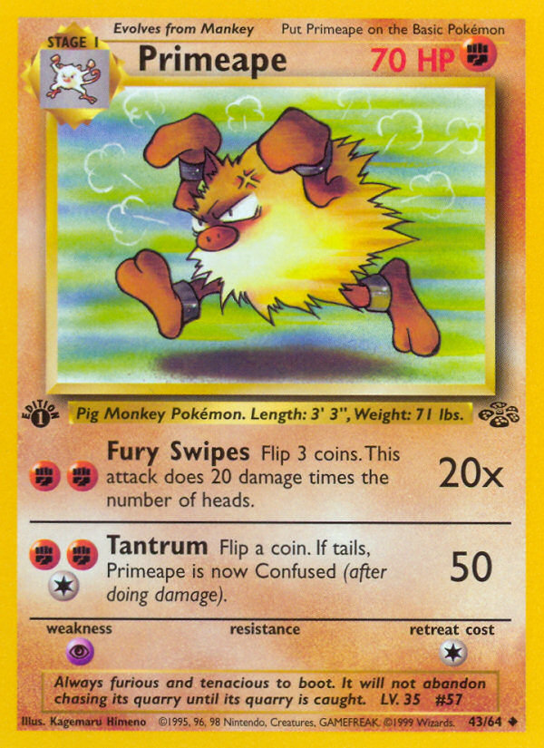 Primeape card