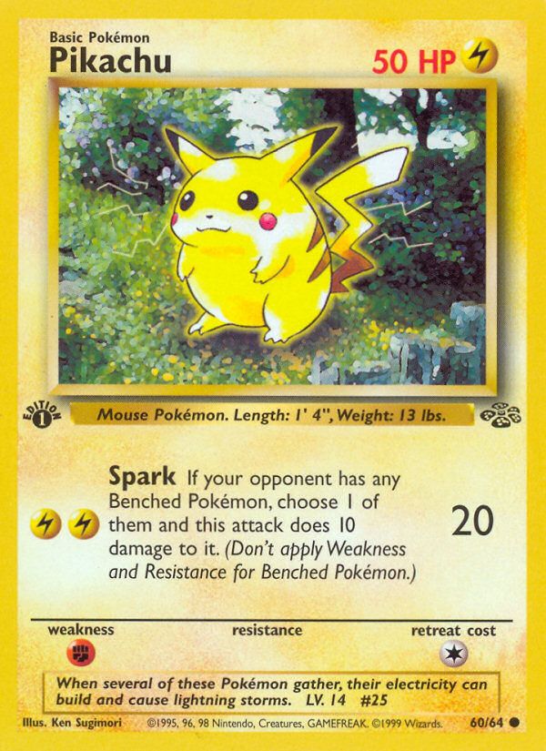 Pikachu card