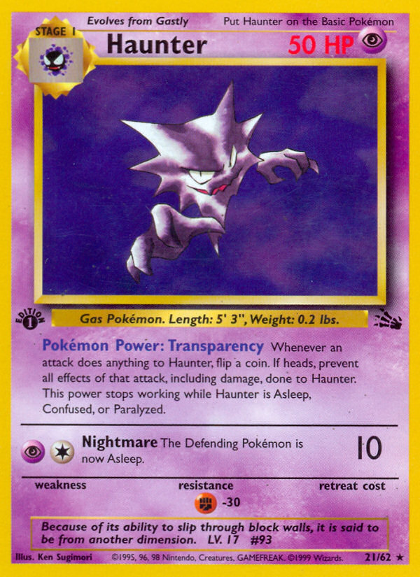 Haunter card