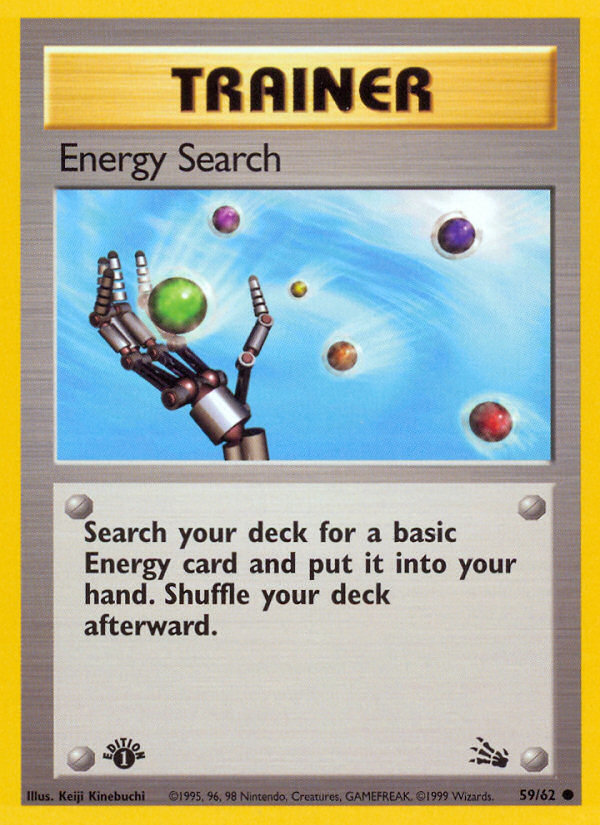 Energy Search card