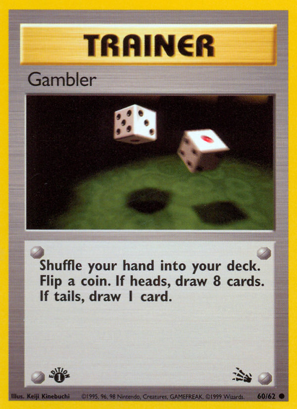 Gambler card