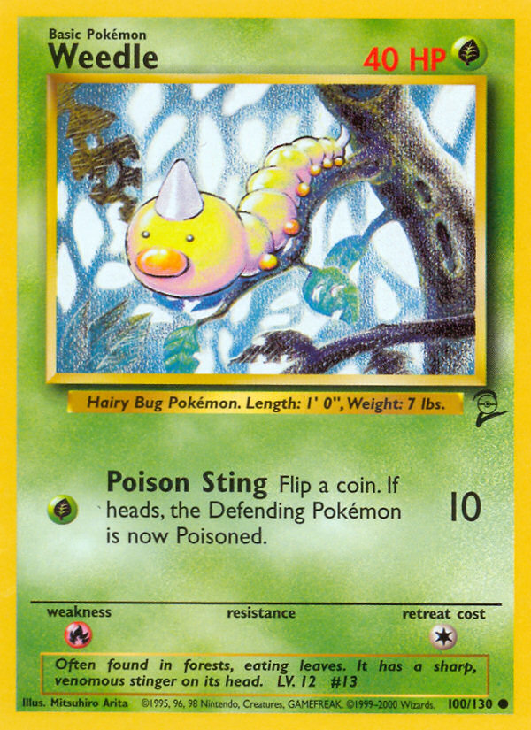 Weedle card