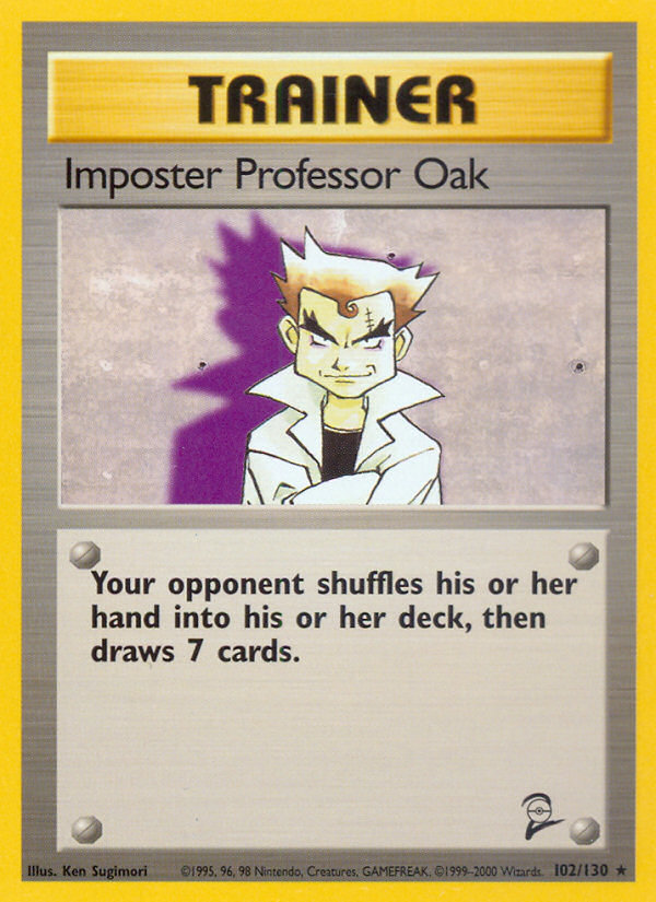 Imposter Professor Oak card