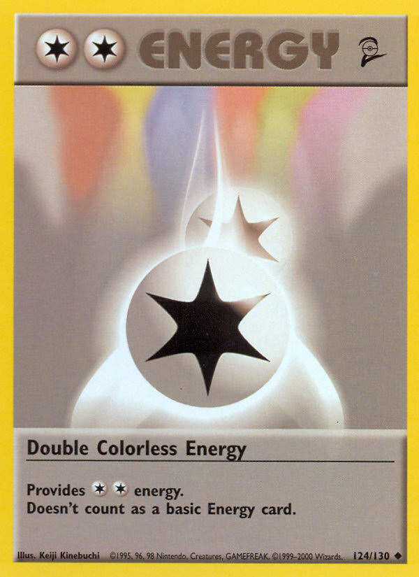 Double Colorless Energy card