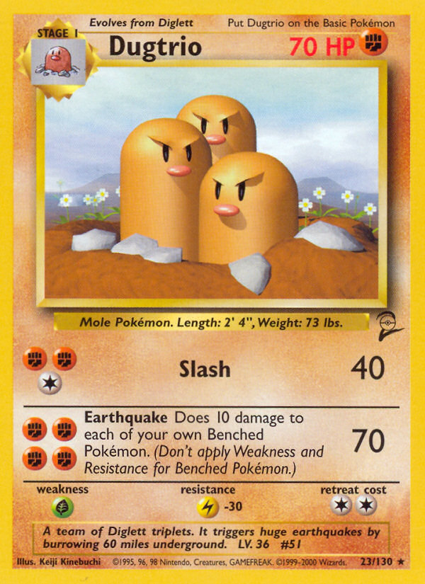 Dugtrio card