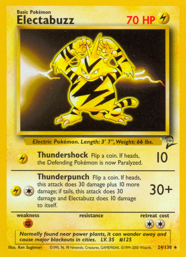 Electabuzz card