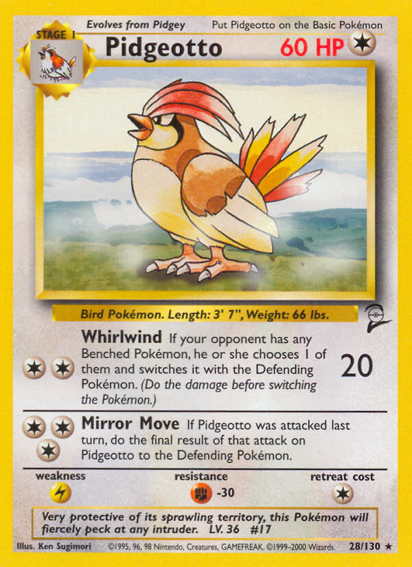 Pidgeotto card