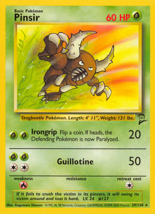 Pinsir card