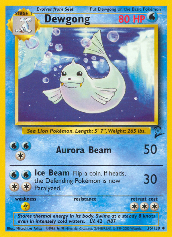 Dewgong card