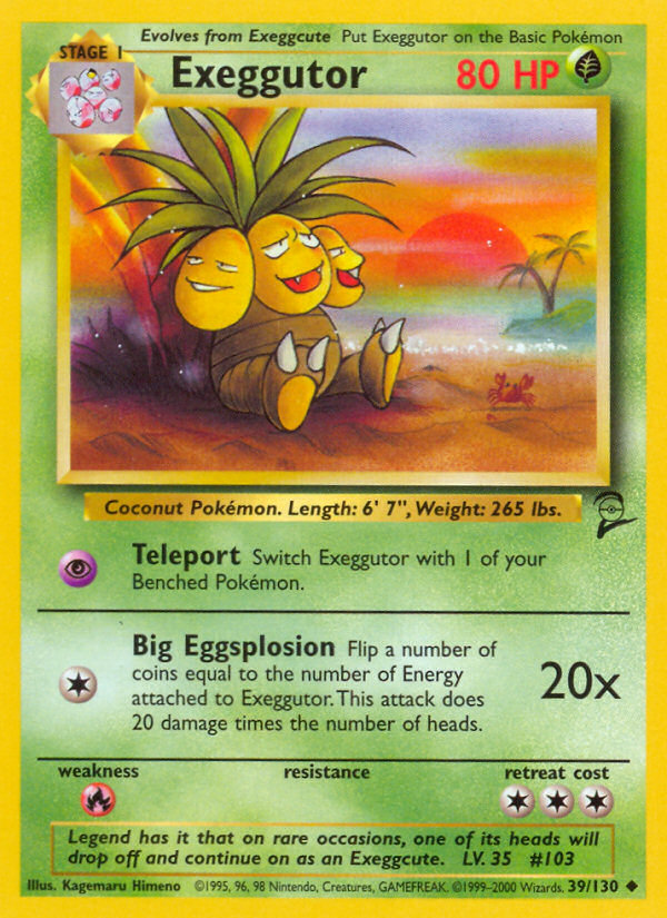 Exeggutor card