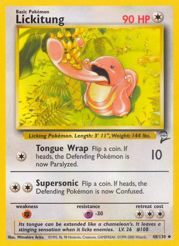 Lickitung card