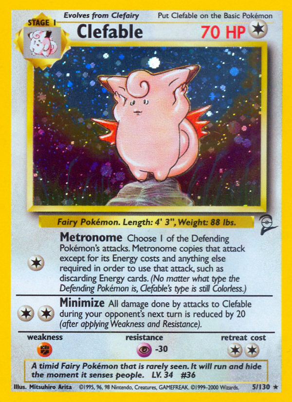 Clefable card