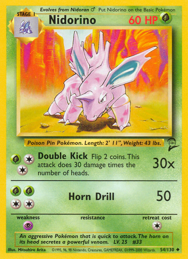 Nidorino card