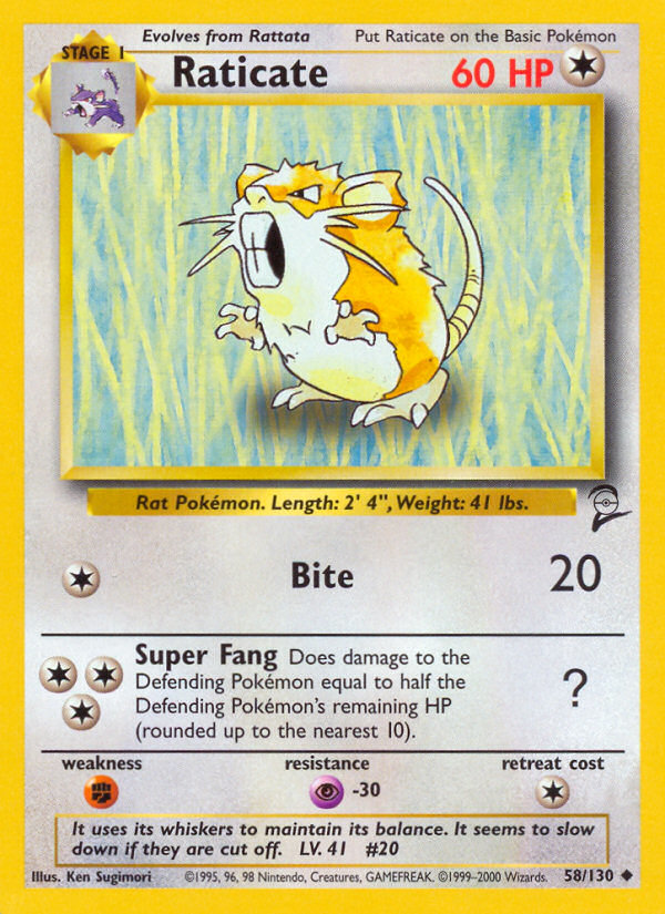 Raticate card