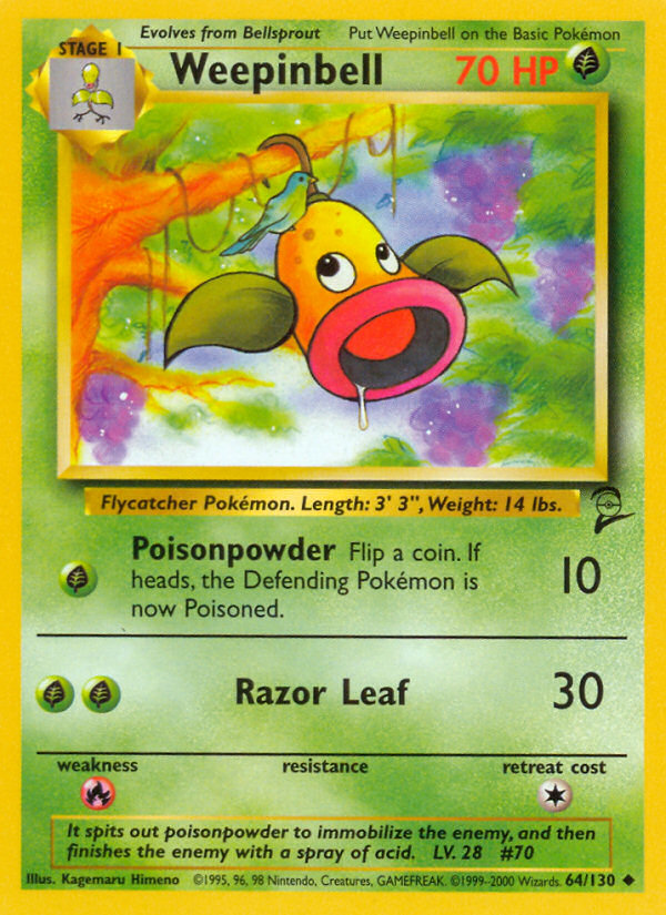 Weepinbell card