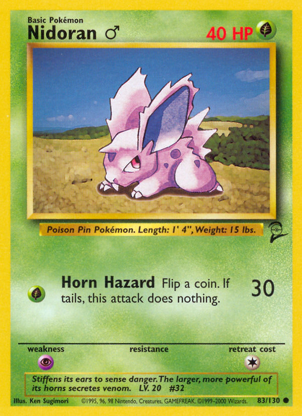 Nidoran ♂ card