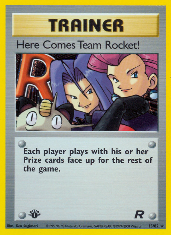 Here Comes Team Rocket! card