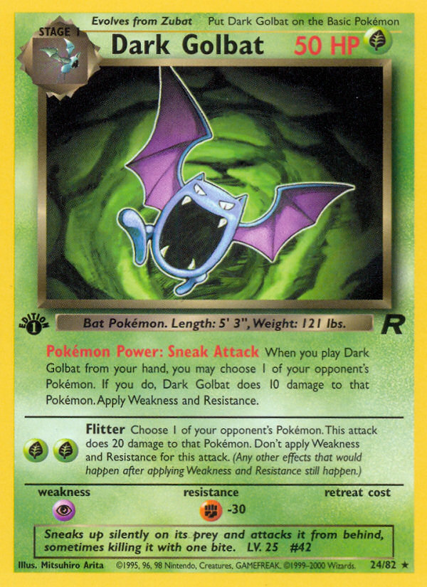 Dark Golbat card