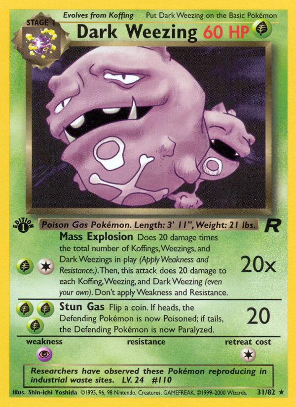 Dark Weezing card