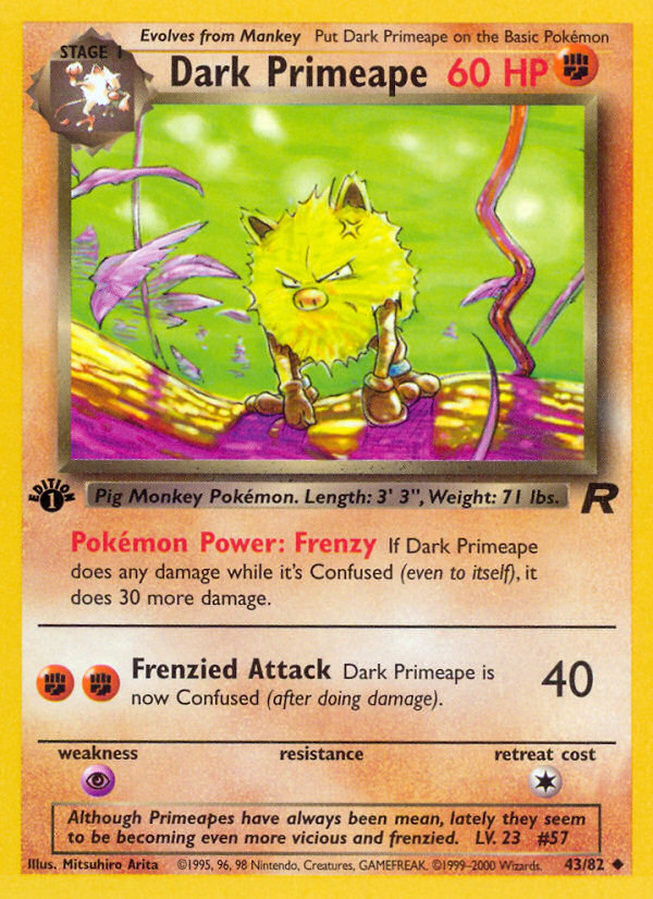 Dark Primeape card