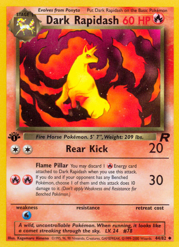 Dark Rapidash card