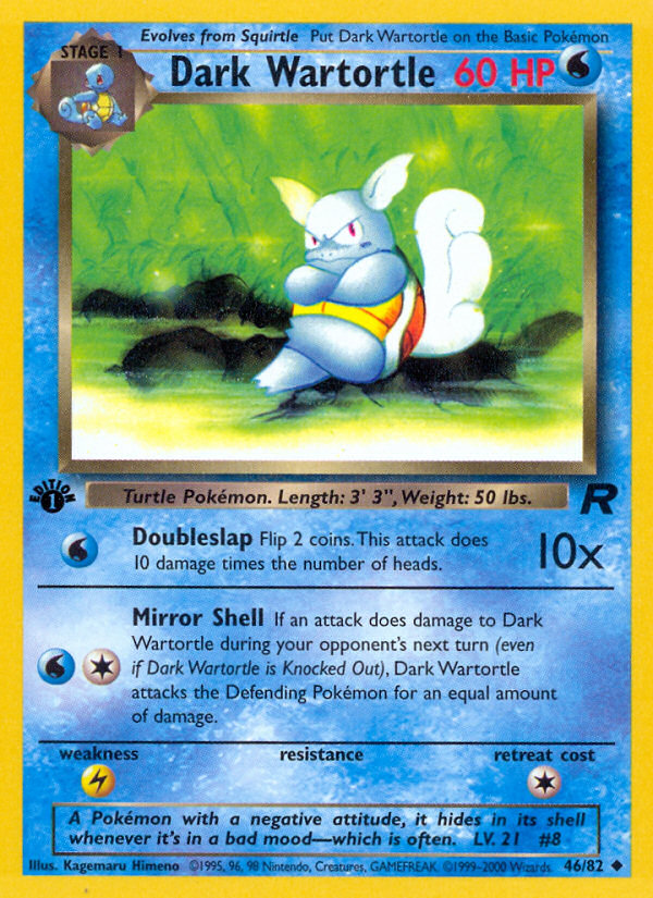 Dark Wartortle card