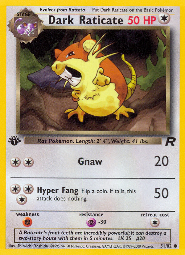 Dark Raticate card