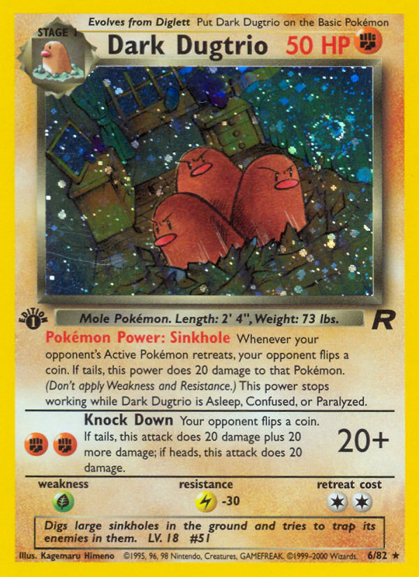 Dark Dugtrio card