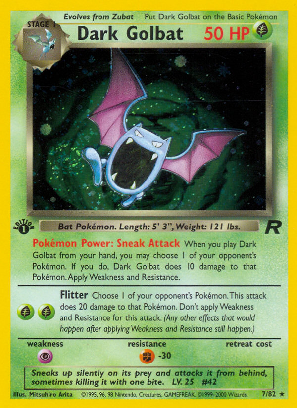 Dark Golbat card